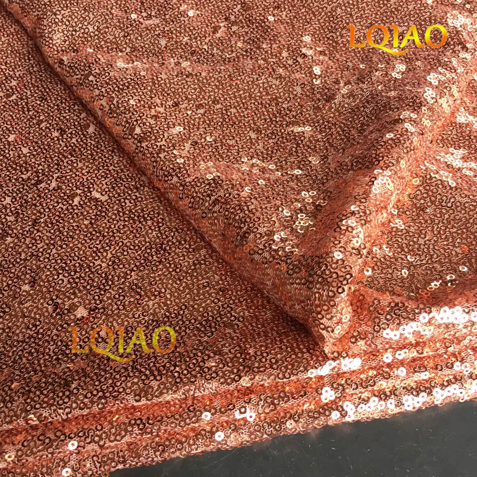 3mm Rose Gold SEQUIN Fabric material STUNNING ALL OVER BLING SMALL Sparkling SEQUINS ON MESH. WEDDINGS DECORATION DANCEWEAR | Дом и сад