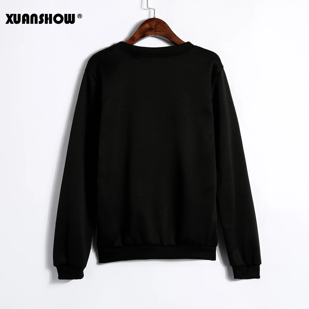 XUANSHOW унисекс Повседневная одежда для влюбленных черные белые серые однотонные