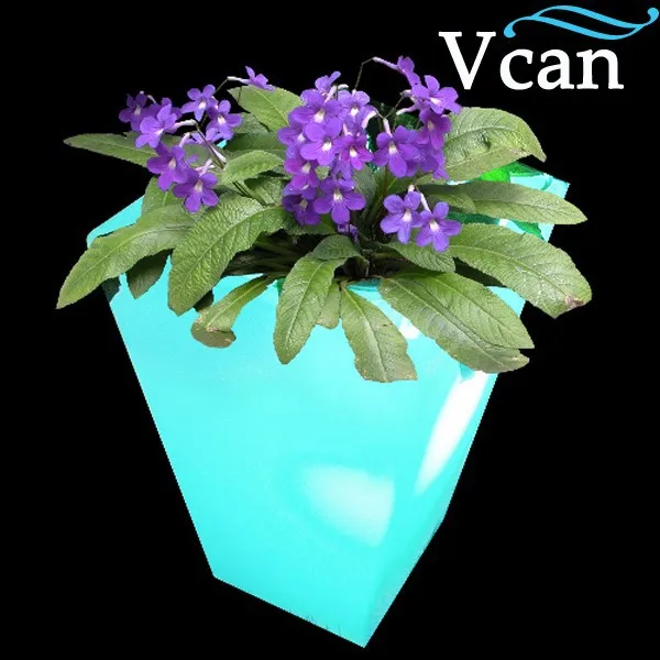 Большой квадратный водонепроницаемый светодиодный цветочный горшок|waterproof battery