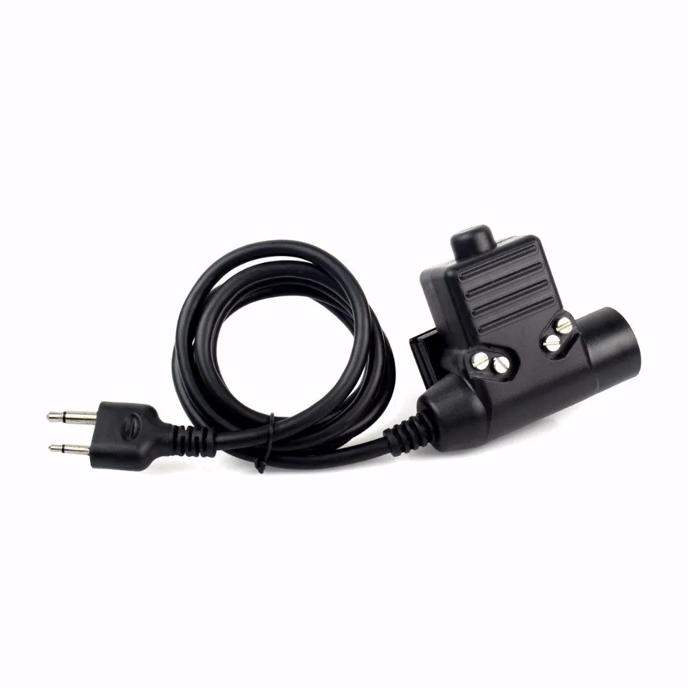 Тактический U94 PTT кабель для Icom Kenwood Midland PTT для Baofeng Talkie Bowman Elite II головной военный стандарт страйкбол охота