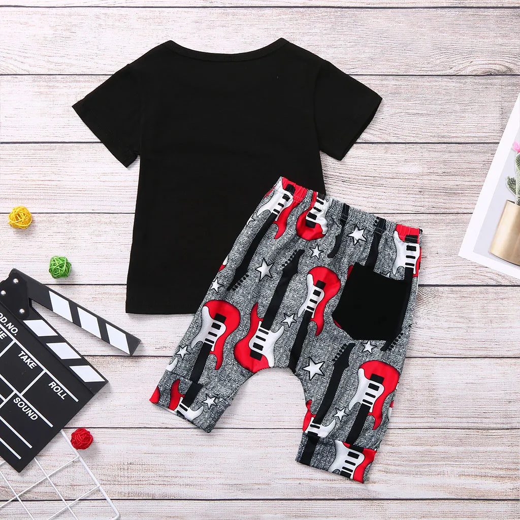 Детская одежда Одежда для мальчиков коллекция 2019 года топы с короткими рукавами