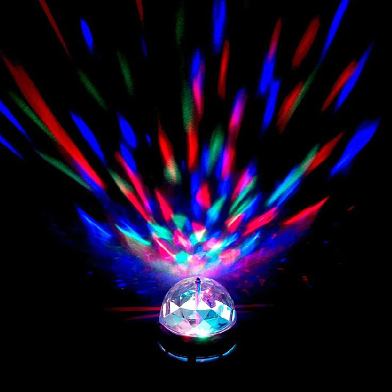 E27 AC 120V 220V светодиодный сценический светильник ing лампа RGB вечерние s 3W красочные