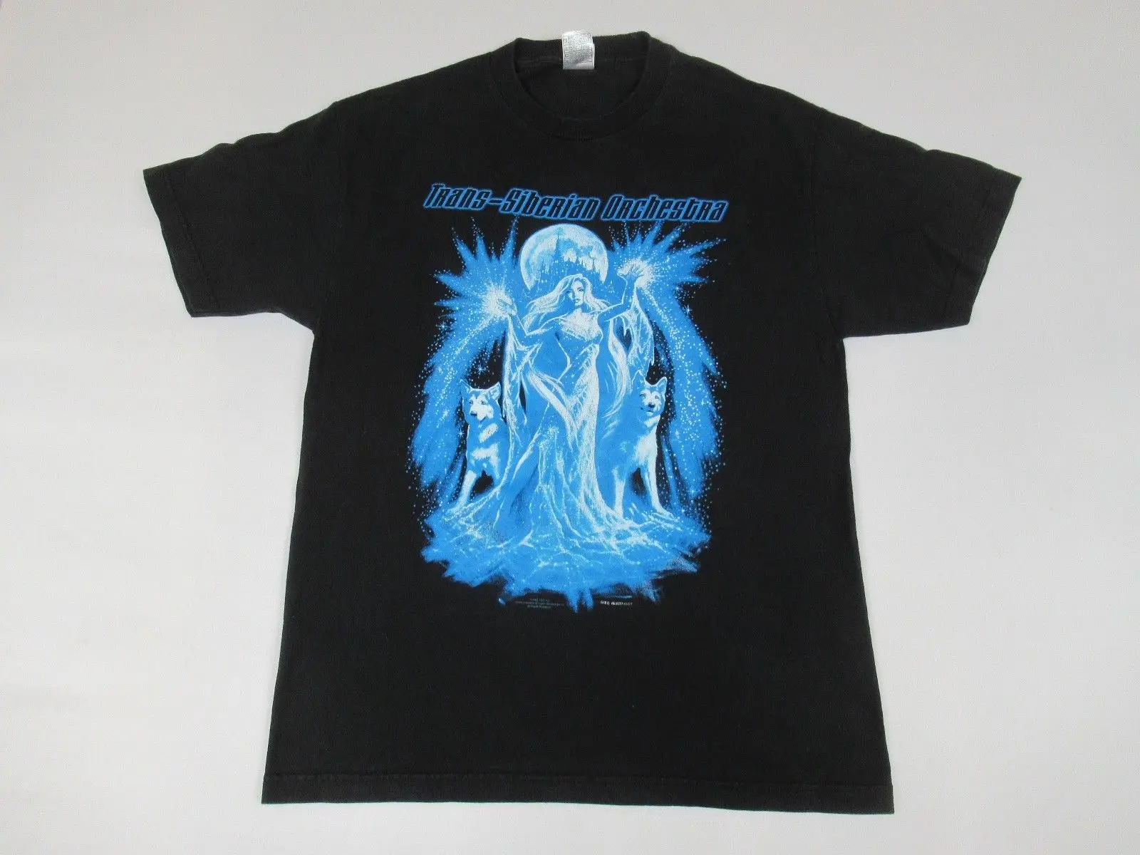 Trans- Siberiano Orchestra Invierno Tour 07 Ice Lobos Negro Grande Camiseta Cool Casual pride t shirt men Unisex Fashion |