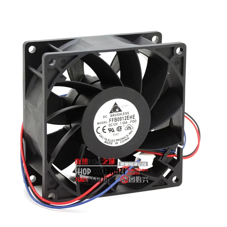 Новый нужен 9038 FFB0912EH FOO 12В 9 см 1.5A сильный двойной вентилятор|9cm fan|fan 12v12v fan |