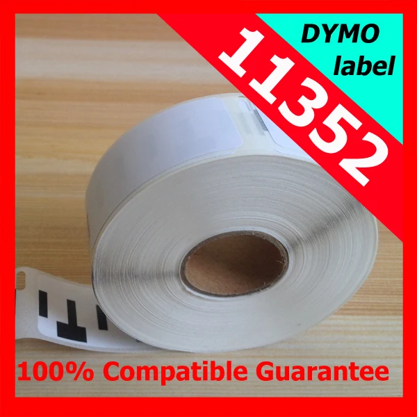 6 х Rolls Совместимость Dymo Этикетки 11352 dymo принтер бумаги бесплатная доставка B & L|label