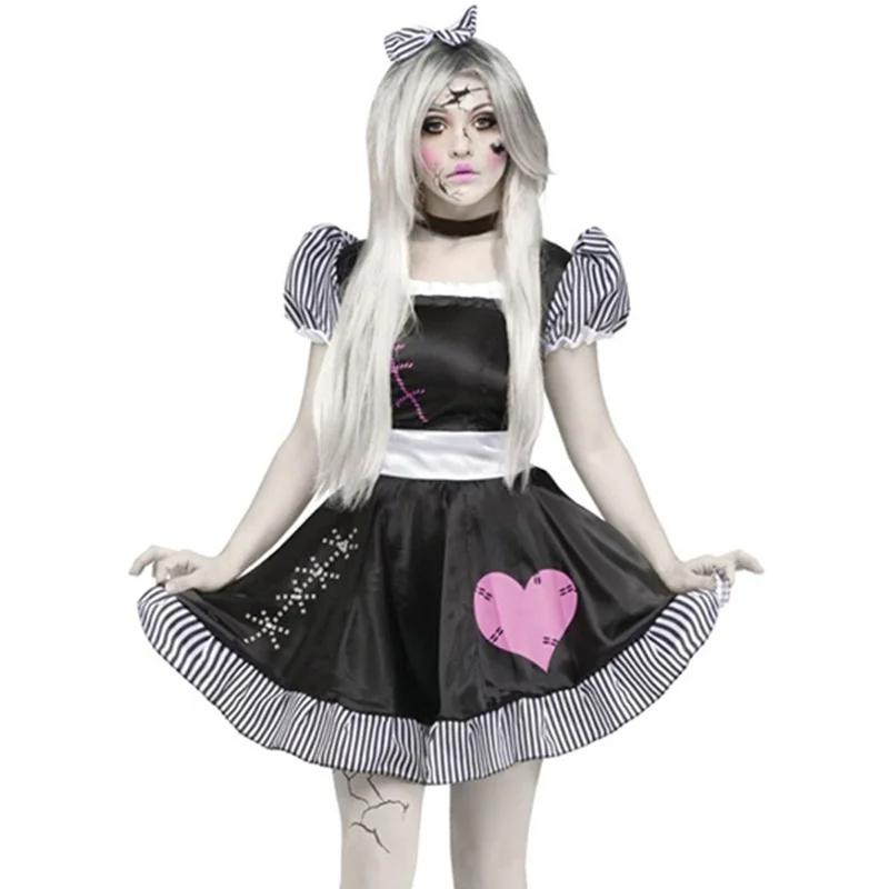 2018 Новинка Хэллоуин косплей платье для ролевых игр головная повязка Ожерелье