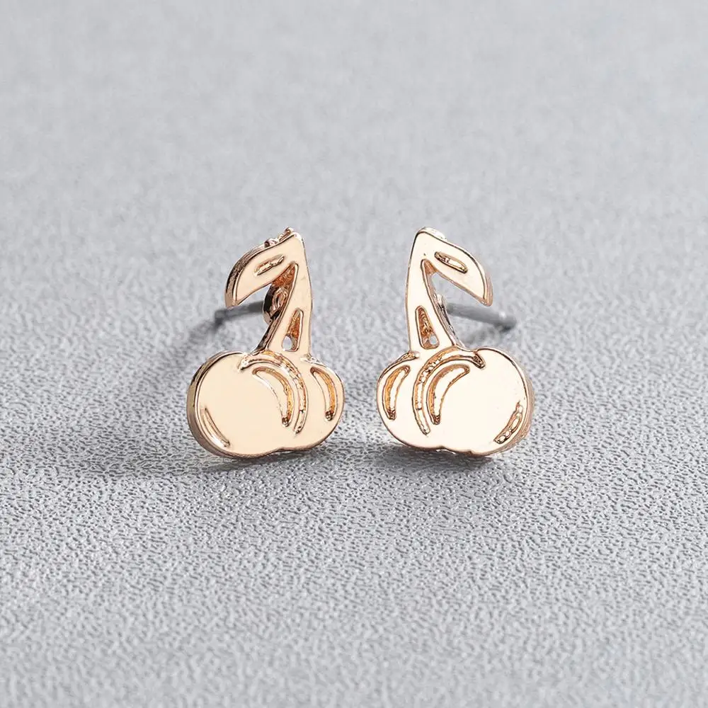 

Chandler из нержавеющей стали серьги-гвоздики в форме вишни летние ювелирные изделия в виде фруктов минималистские аксессуары для женщин