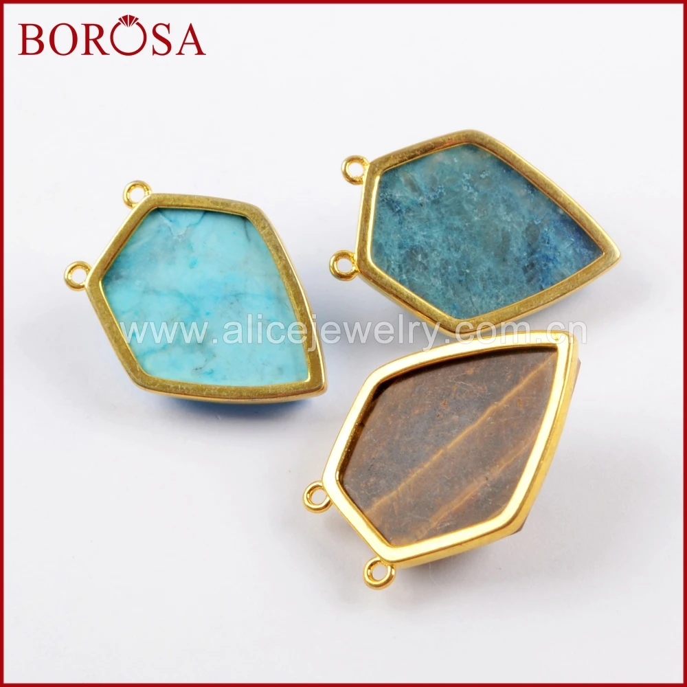 BOROSA 5 шт. пентагональный Многофункциональный Гранёные камни Соединитель с друзой