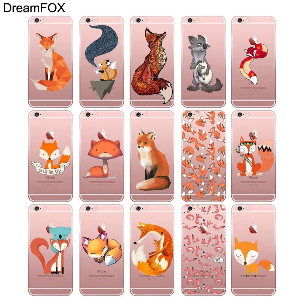 L049 Fox Soft TPU Silicone Case Cover For Apple iPhone 11 Pro X XR XS Max 8 7 6 6S Plus 5 5S SE 5C 4 4S |