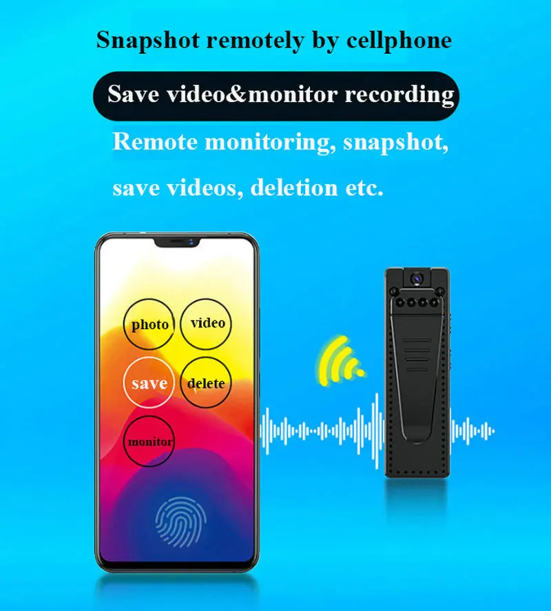 Супер Мини HD 1080 P wifi камера тело беспроводная s запись для суд доказательства