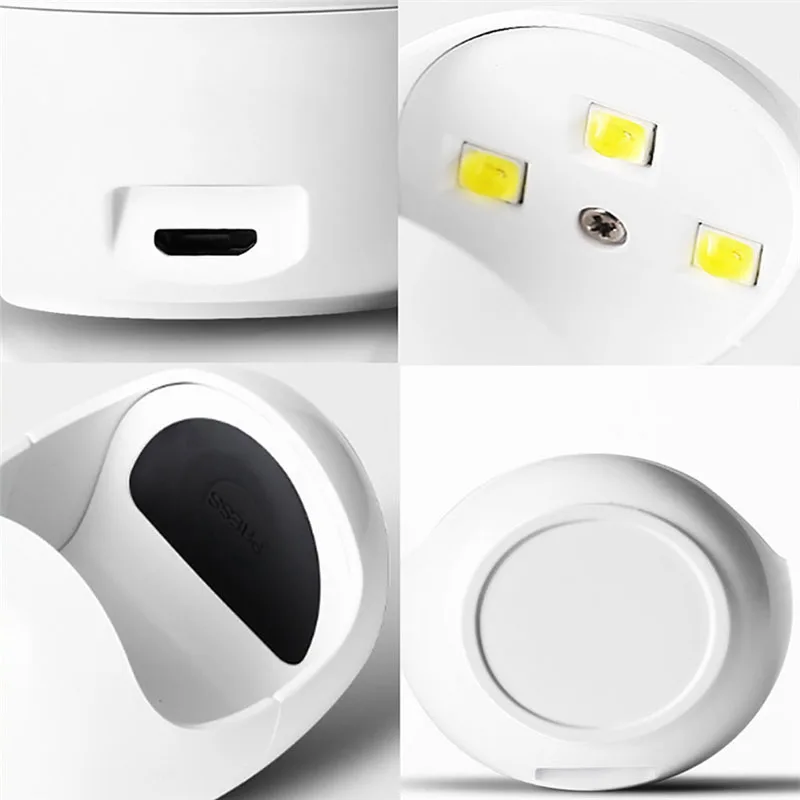 Портативная и удобная 9 Вт мини USB УФ светодиодная лампа для сушки ногтей гелевая
