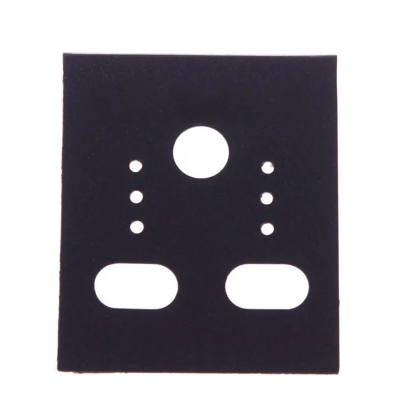 100 шт Серьга серьги-пуссеты Организатор из черного пластика ювелирные изделия