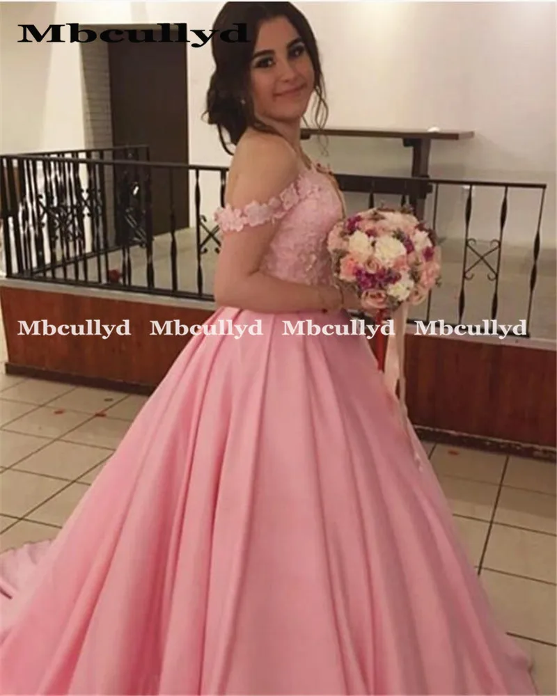 Mbcullyd роскошное бальное платье пышные платья 2019 сексуальное с открытыми плечами