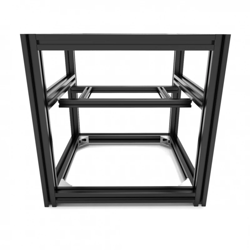 Один набор черный 3D принтер Hypercube Evolution Frame Kit- 300x300x300 мм куб сборка объем Kit |