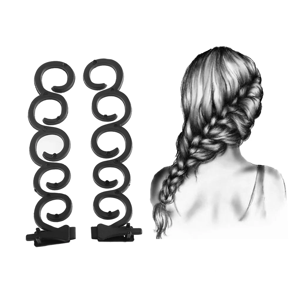 Случайный цвет! Леди французский инструмент для плетения волос Плетение