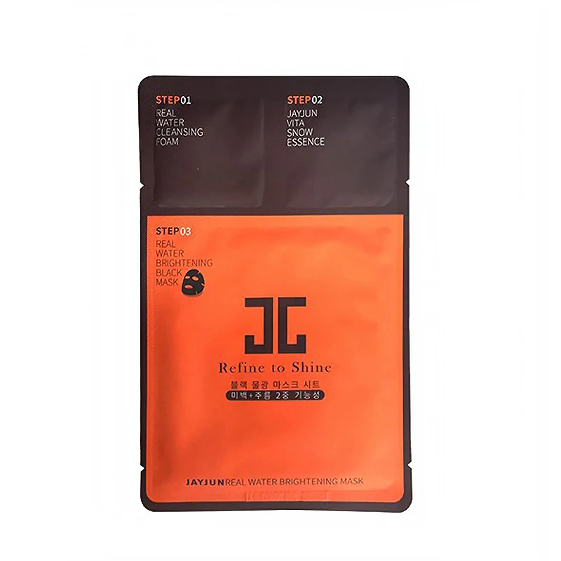 10pcs JAYJUN Korea Facial mask Moisture Black Mask Pack 3STEP Replenishment Shrink Pores | Красота и здоровье