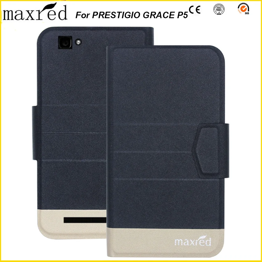 Оригинал! Роскошный Ультратонкий кожаный защитный чехол для Prestigio grase P5|case for