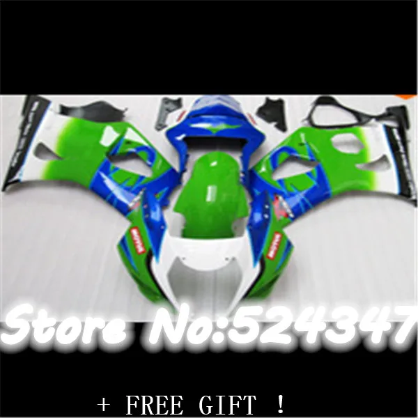 

B инъекция для дневной зеленой оболочки K3 03 04 GSX R1000 K3 GSXR 1000 2003 2004 GSXR1000