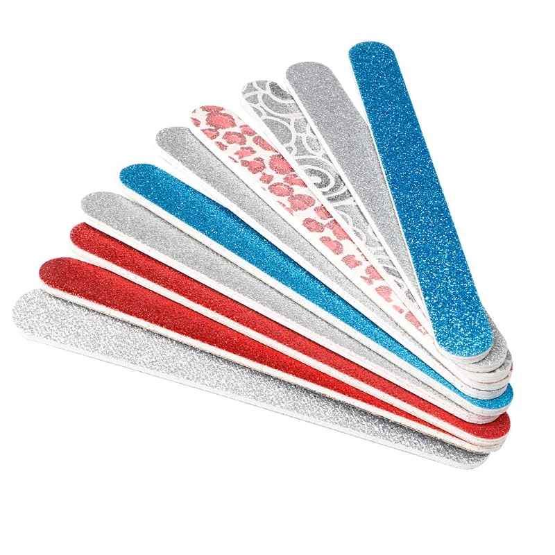 Модные пилки для ногтей шлифовальный дизайн Советы маникюрный очиститель