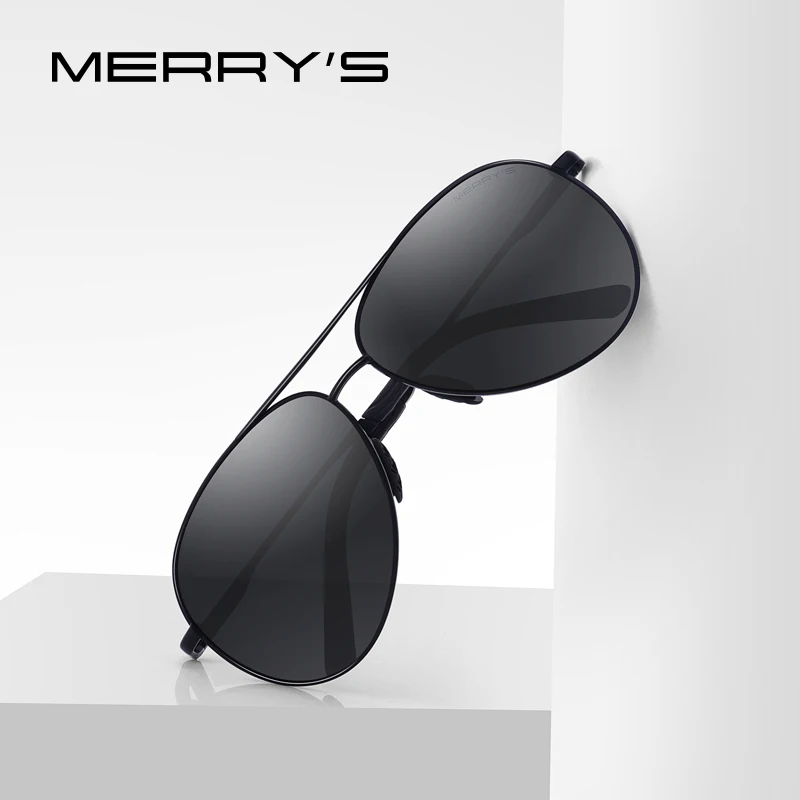 Мужские Солнцезащитные очки-авиаторы MERRY'S S8601 классические поляризационные