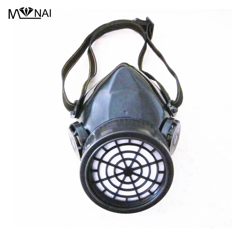 Черный респиратор в стиле стимпанк 1 канистра клапан Rave Mask Industries готические