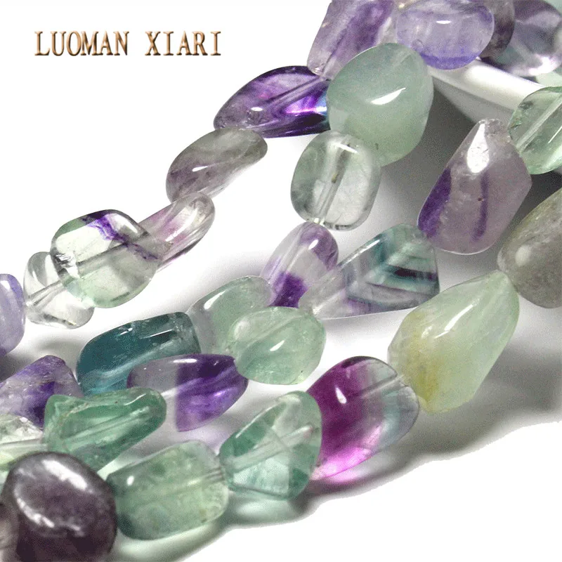 Опт гравия неправильной формы 7 9 мм Натуральная флюоритовая Хрустальная бусина