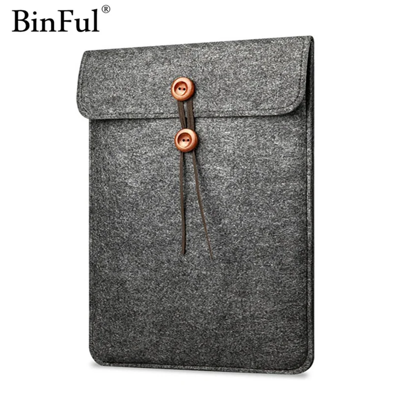 BinFul чехол для ноутбука Macbook Pro/Air/Retina 9 7 дюймов 12 11 13 15 17 шерстяной фетровый