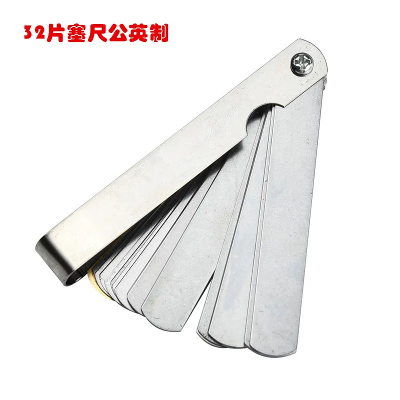 

High quality 30 Blades feeler gauge 0.0015 "-0.035" depth stainless steel taper Metric & Imperial Feelers