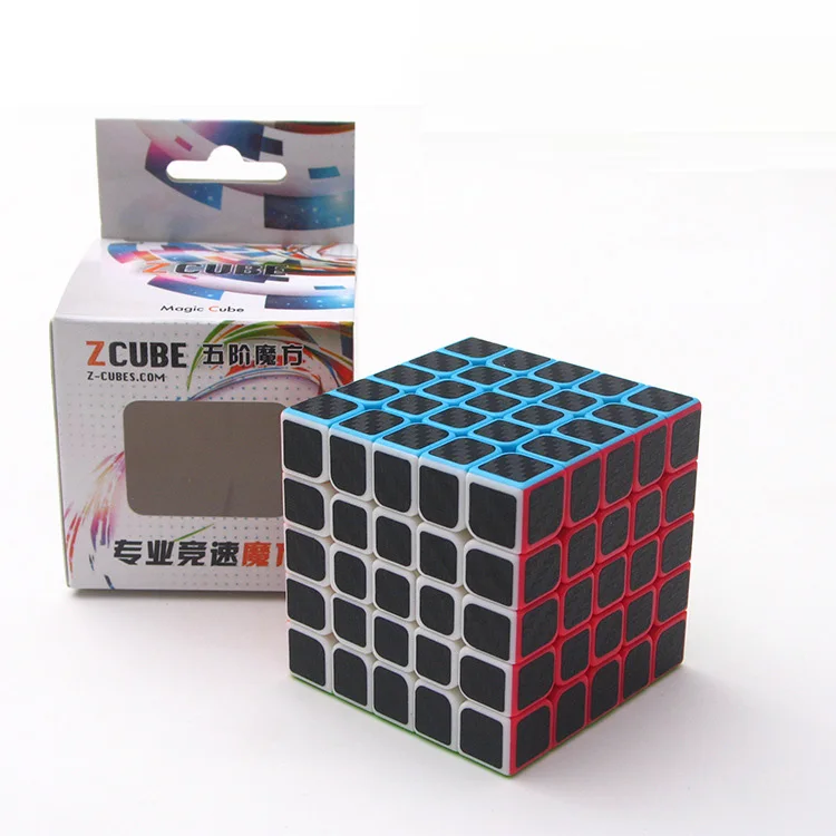 ZCUBE 7 видов, наклейка из углеродного волокна, скоростные Волшебные кубики, игрушка-головоломка для детей, детская Подарочная игрушка, Инструкция для взрослых