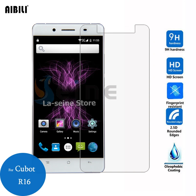 Для Cubot X16 закаленное Стекло Экран Protector 0 26 мм 9h 2 5D защитной пленкой на X 16 5