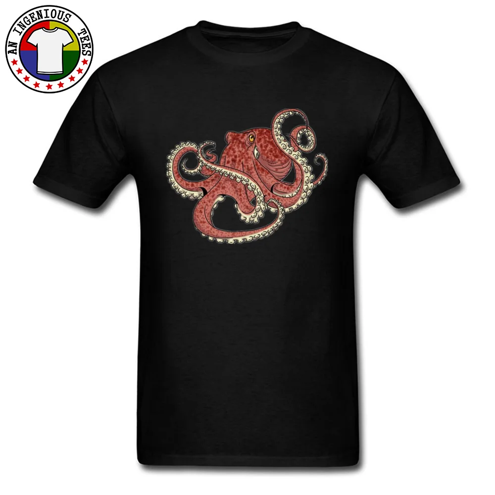 Summer Oversized Mens T Shirts Tentacle Devilfish Octopus Newest Black Fashion T-Shirt For Men Great Tshirt Drop Shipping