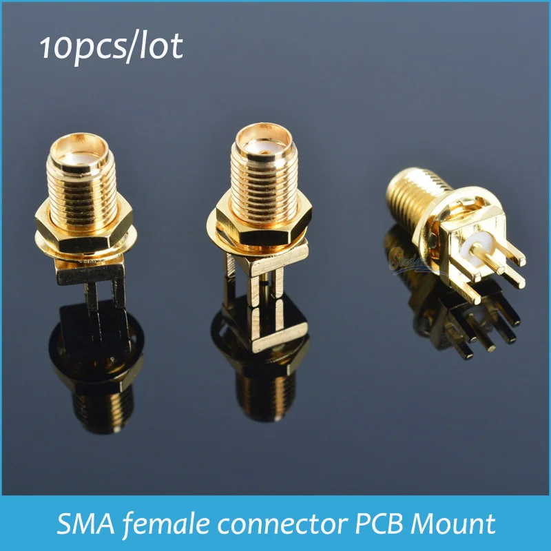 Sindax SMA female connector KE PCB Mount и Female Plug прямая розетка паяльный адаптер разъем 10