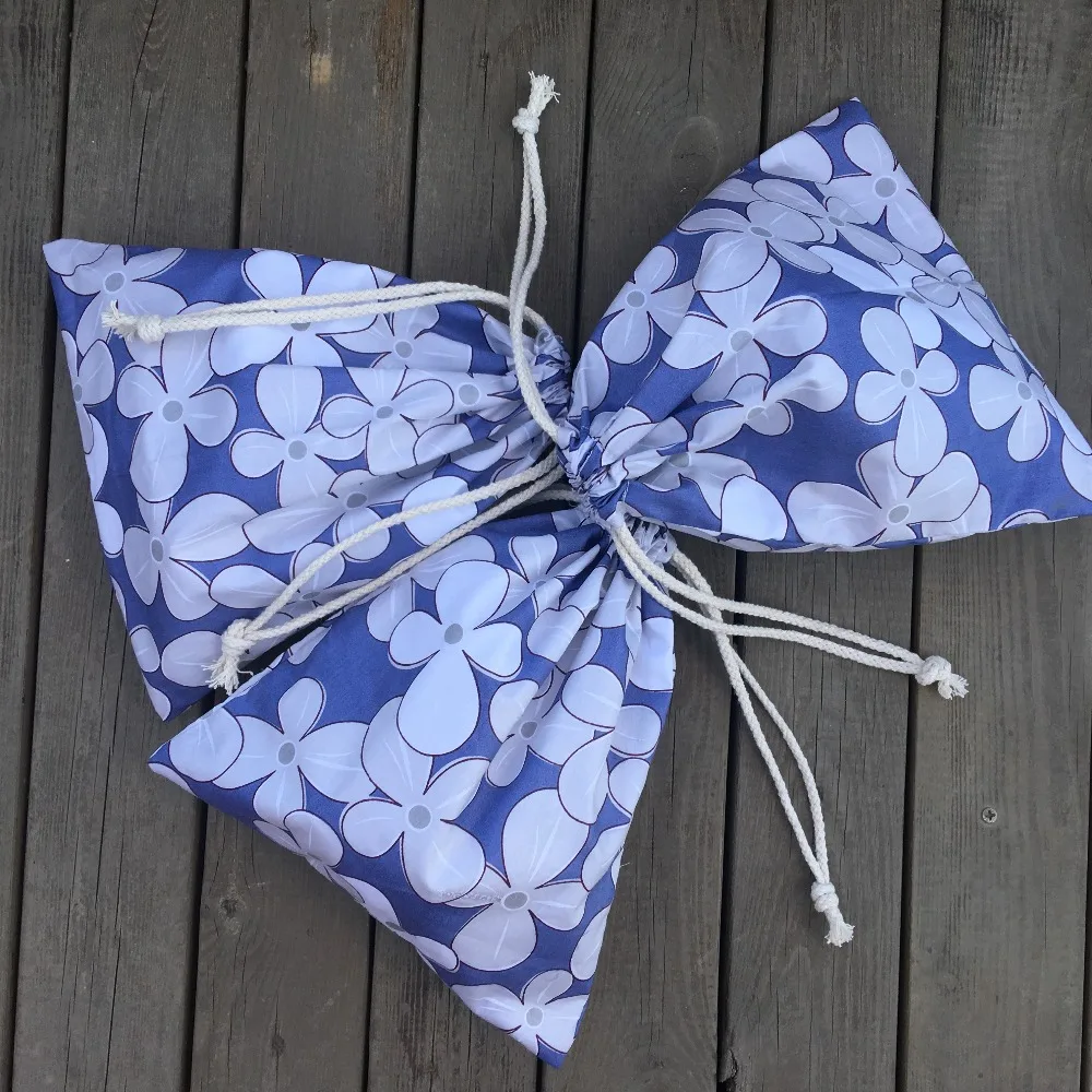 Хлопковая саржевая сумка-Органайзер на шнурке 1 шт. праздничная подарочная сумка