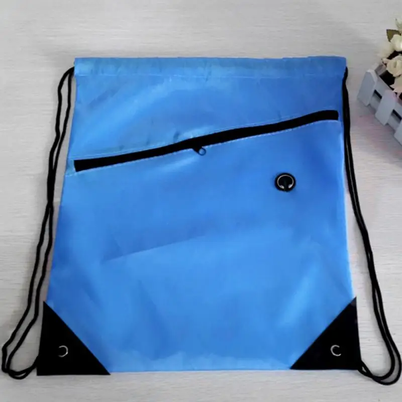 Человек Для женщин Drawstring сумки Плавание пляжная сумка упражнения рюкзак мешок