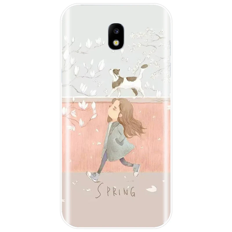 Чехол с рисунком мягкий силиконовый чехол из ТПУ для телефона Samsung Galaxy J3 J4 J6 J8 2018 J5