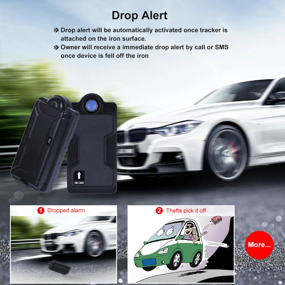 GPS трекер TK05SE с длинным аккумулятором 5000 мАч|real time tracking|gps trackerrastreador gps tracker |