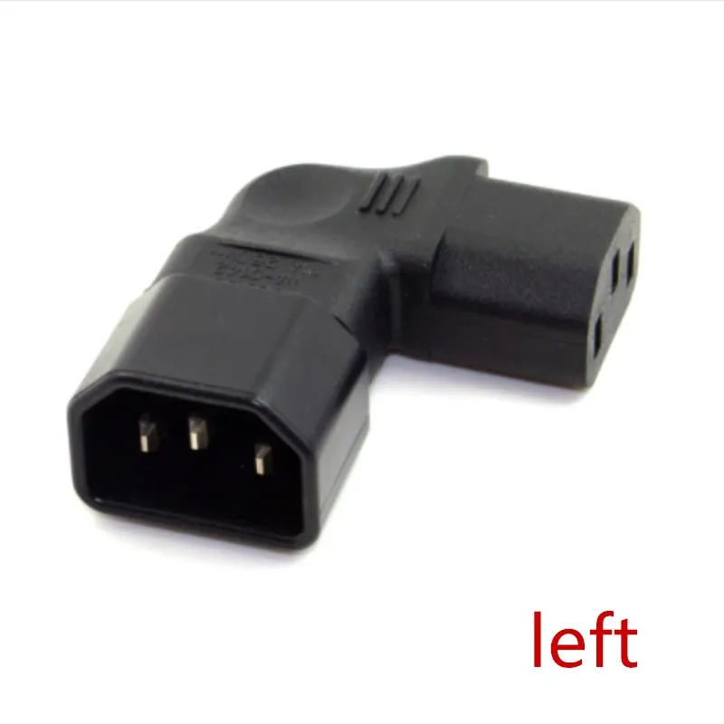 Разъемы IEC 320 C14 штекер C13 famale Вертикальный прямоугольный адаптер питания |