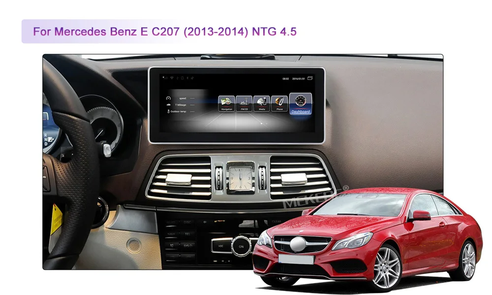 MEKEDE 3g ram 32G rom Android 7,1 4G LTE Автомобильный мультимедийный плеер для Mercedes Benz E class W207 C207 A207 gps навигация радио