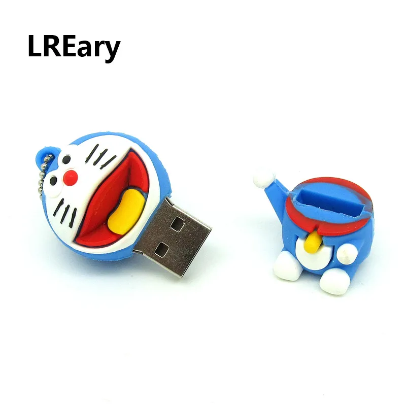 Рисунком Дораэмон Флэш накопитель usb 4 ГБ 8gb16gb 32 флэш флеш Lucky кота из мультфильма