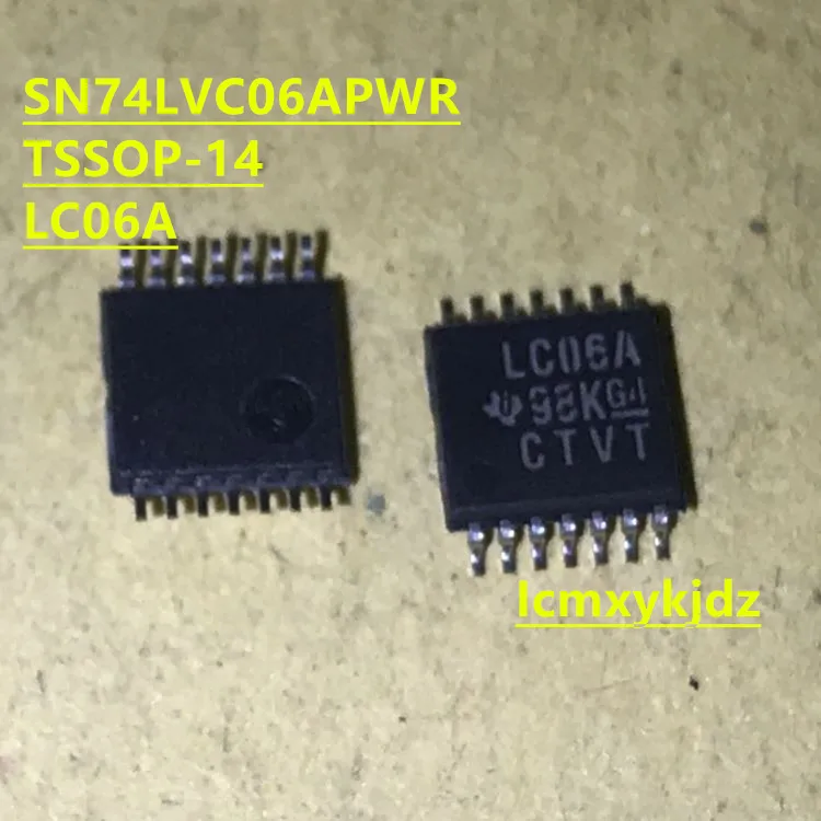 10 шт./лот SN74LVC06APWR LC06A TSSOP-14 новый оригинальный товар бесплатная доставка быстрая |