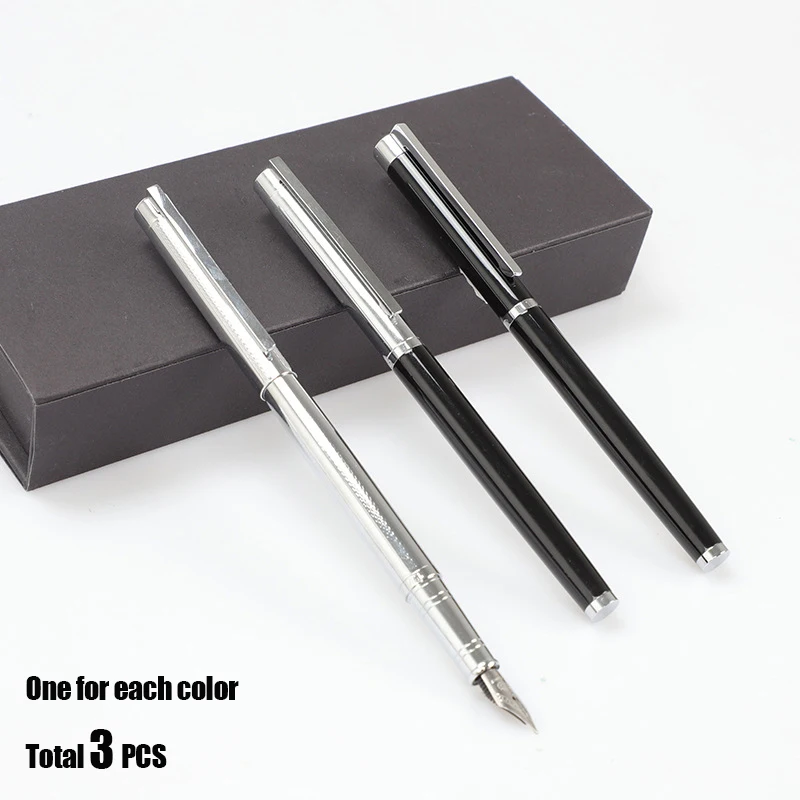 Jinhao 126 авторучка роскошный уникальный стиль черные стальные высококачественные