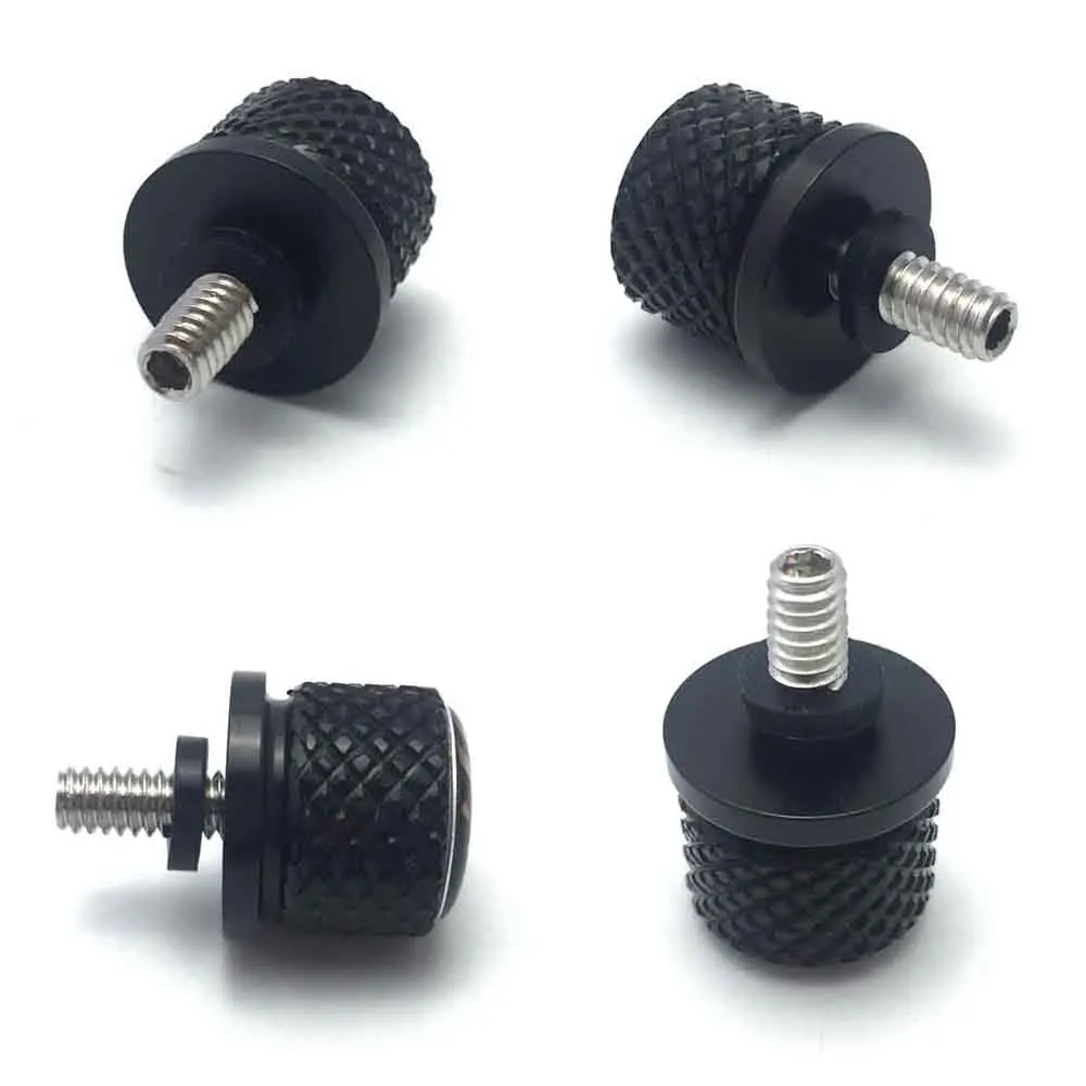 Black Rear Seat Bolt Aluminum Screw Fits For Harley Sportster Dyna Electra Glide Softail Wide Glide Fatbob Streetbob 1996-up