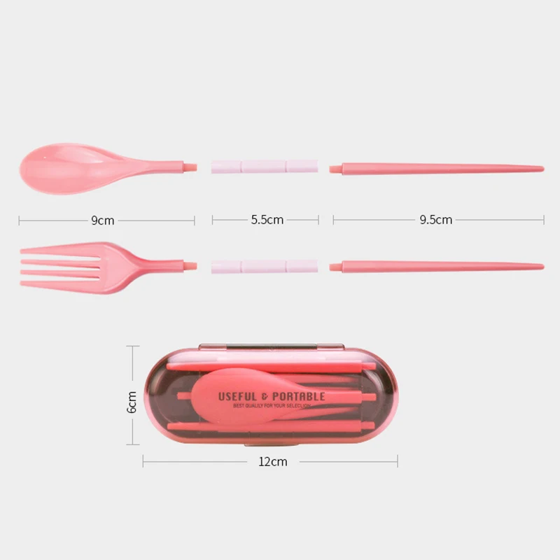 QuickDone набор пластиковой кухонной посуды мнчества 3 в 1 складная вилка столовых