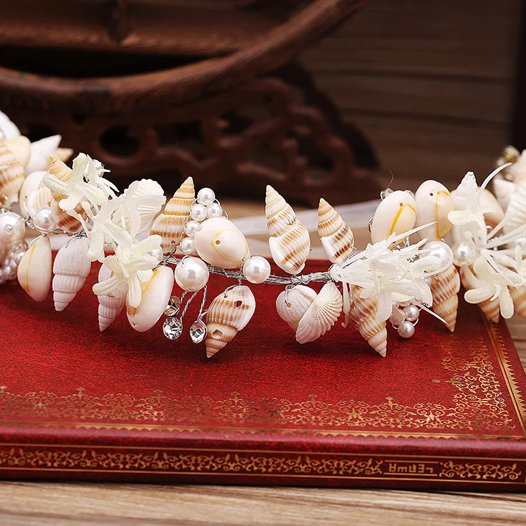 Высокое качество ручной работы жемчужный раковины большой обруч Морской