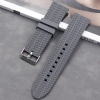 soft silicone strap male 24mm female outdoor sports and leisure waterproof rubber strap buckle accessories