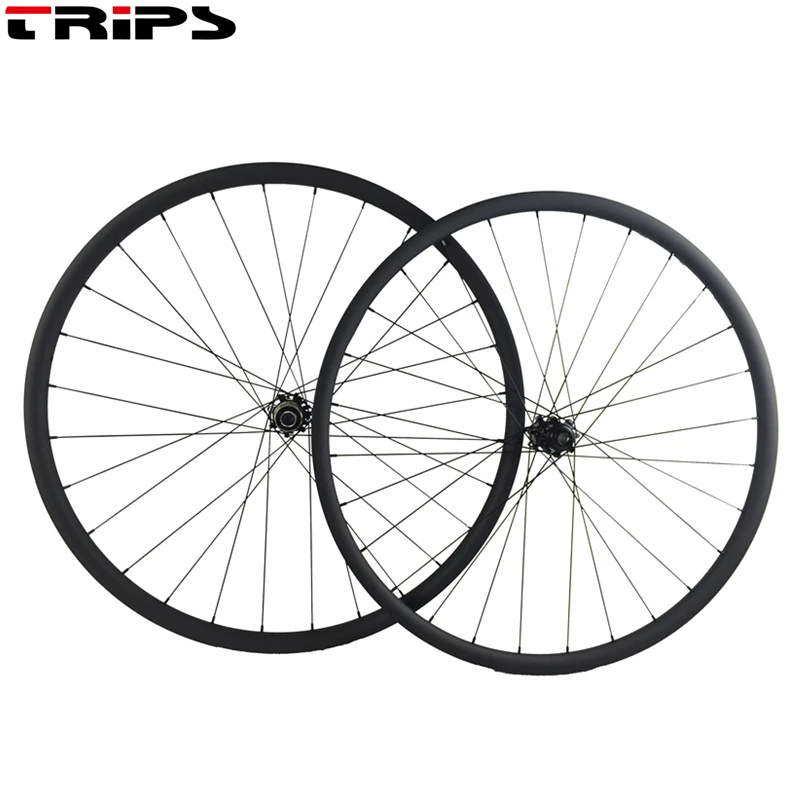 29er MTB Углеродные колеса 36 мм бескамерные AM карбоновые boost колеса прямые pull 6 Pawl набор колес для горного велосипеда 28 H XD Велосипедное колесо для горного велосипеда