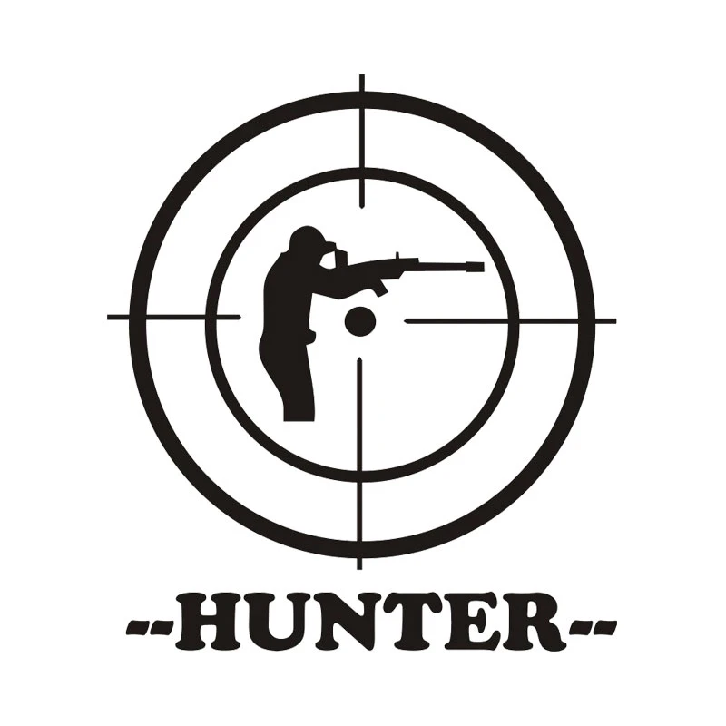 

15*17cm Hunter Auto Glasses Vinyl Car Sticker Decal Fashion Personality Creative Accessories Car Styling Stickers