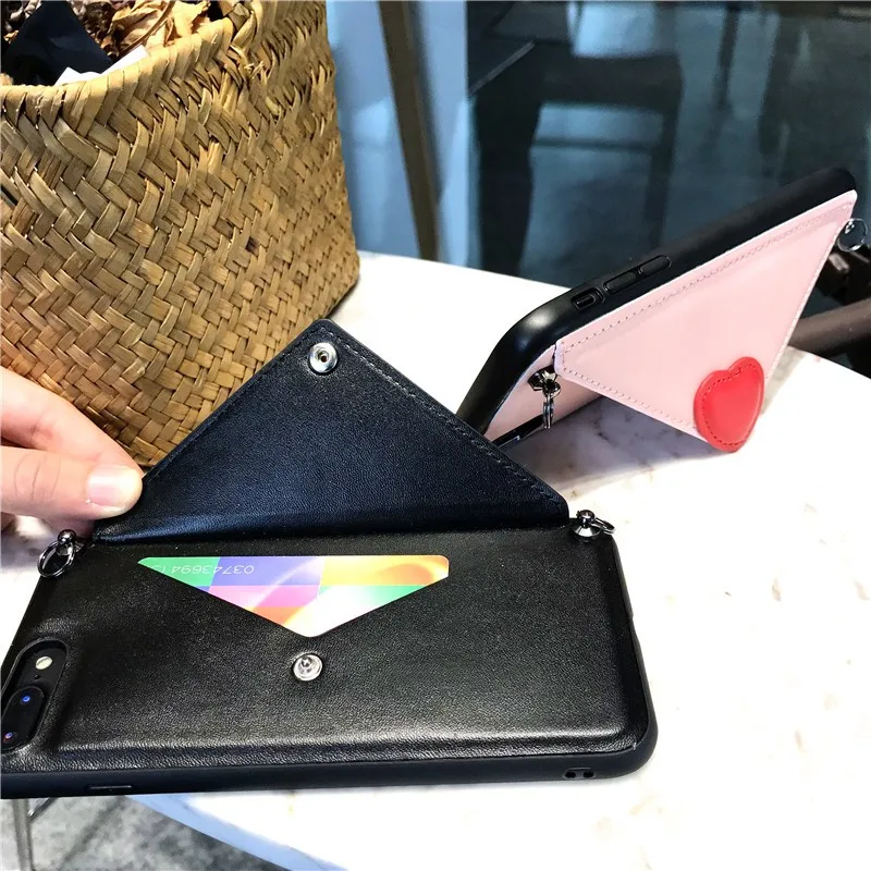 Чехол для iphone 11 pro Max XR X 6 6S plus 8 7 plus XS MAX чехол Роскошный чехол из искусственной кожи с отделением для карт и плечевым ремнем pho