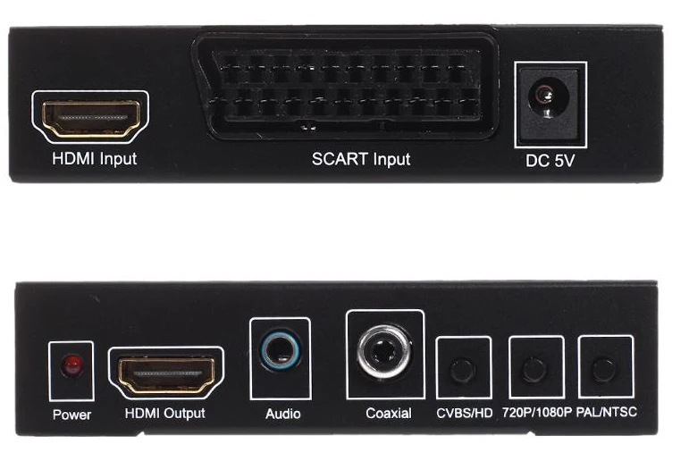 Full HD 1080P SCART HDMI совместимый с конвертер цифровой видео Konverter высокой четкости
