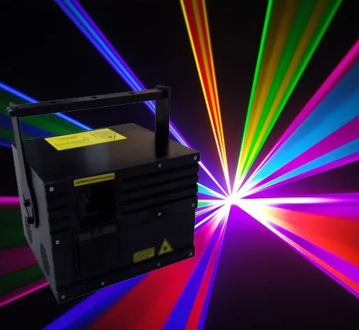 Высокая Мощность Лазерный фонарь разноцветный 6 Вт Лазерный проектор rgb DT40K pro R 637nm/1,5 W, G2W, B2.5W+ кейс